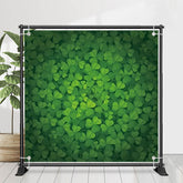 Lofaris Dense Dark Green Clovers St Patricks Day Backdrop